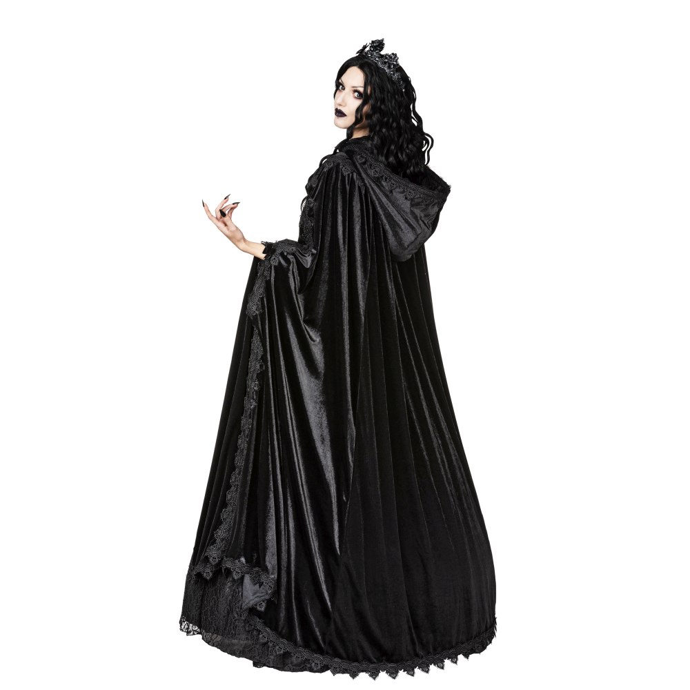 Sinister - 1009 Gothic Umhang - Schwarz/Schwarz